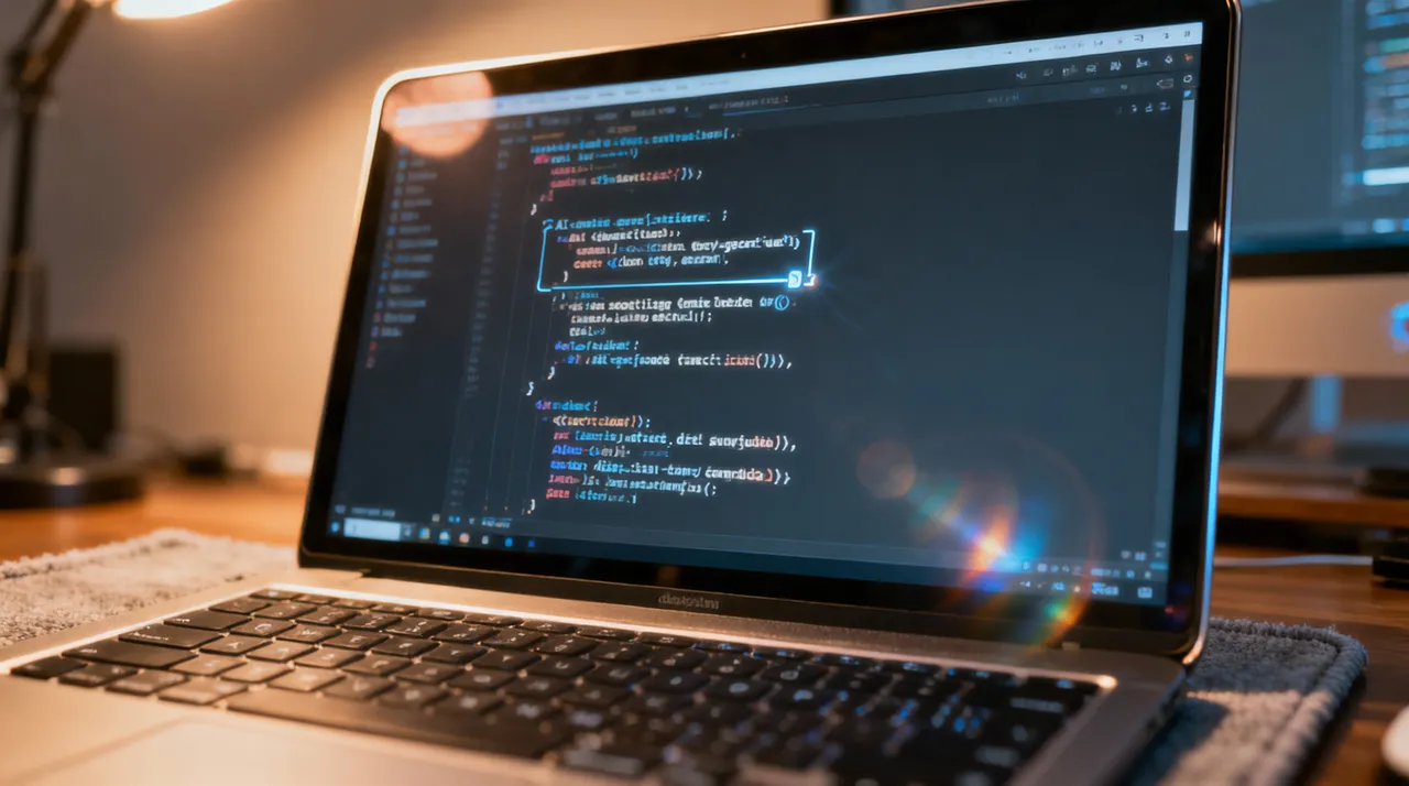 Clean editor view with an accepted code suggestion