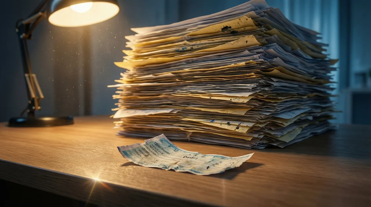 Small IOU growing into a stack of overdue papers
